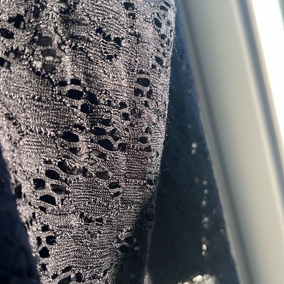 Black Lace A Line Dress - Picture 6 of 12
